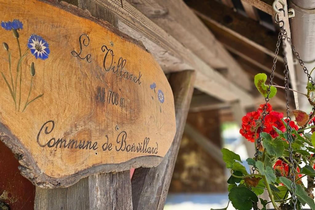 Villa Le Banc Des Seilles Bonvillard Esterno foto